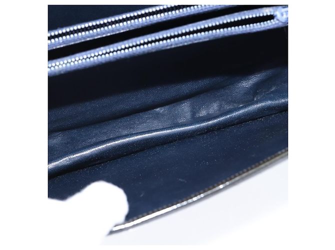 Borsa a Spalla CÉLINE Carrozza Smalto Nero Oro Auth 149158 D'oro - vista 17