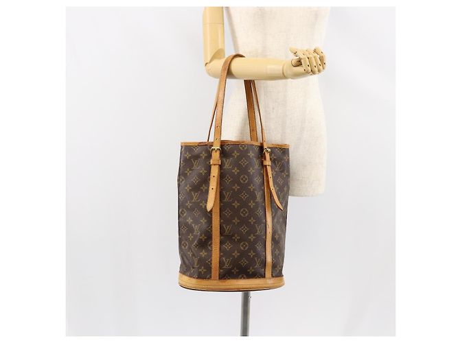 LOUIS VUITTON Bolsa de Ombro Monogram Bucket GM M42236 LV Auth gh1032 Monograma - vista 24