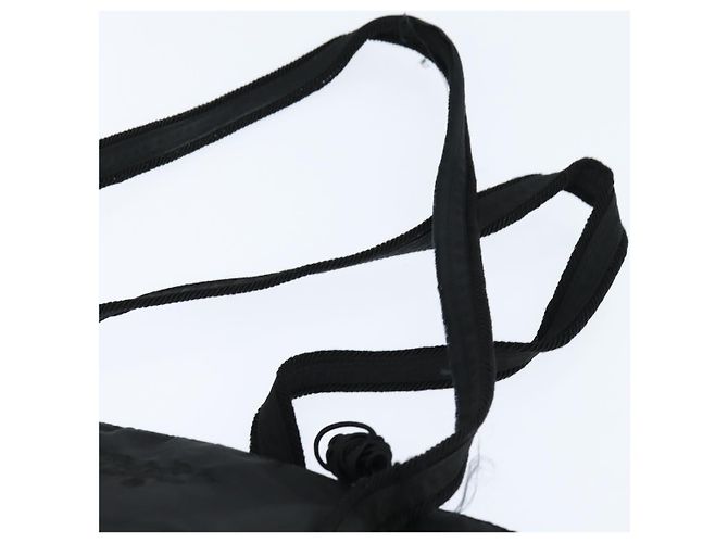 Borsa Tote PRADA Nylon Nero Argento Auth bs30431 - vista 14
