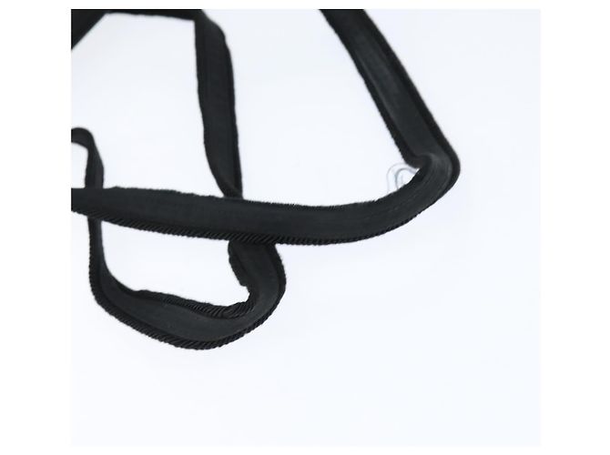 Borsa Tote PRADA Nylon Nero Argento Auth bs30431 - vista 7