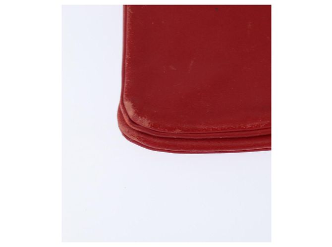 Céline Borsa a Spalla CELINE Trio in Pelle Rossa e Oro Auth fm4933 Rosso D'oro - vista 12