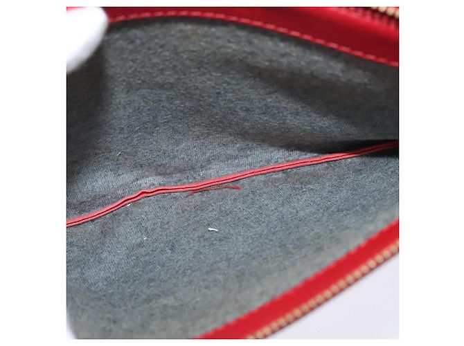Céline Borsa a Spalla CELINE Trio in Pelle Rossa e Oro Auth fm4933 Rosso D'oro - vista 24