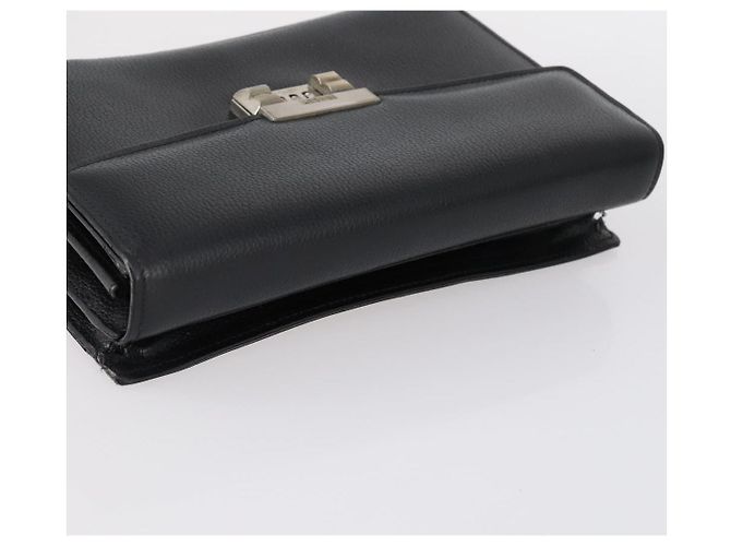BALLY Borsa a Spalla Pelle Nylon PVC 4Set Nero Marrone Auth bs30281 - vista 19