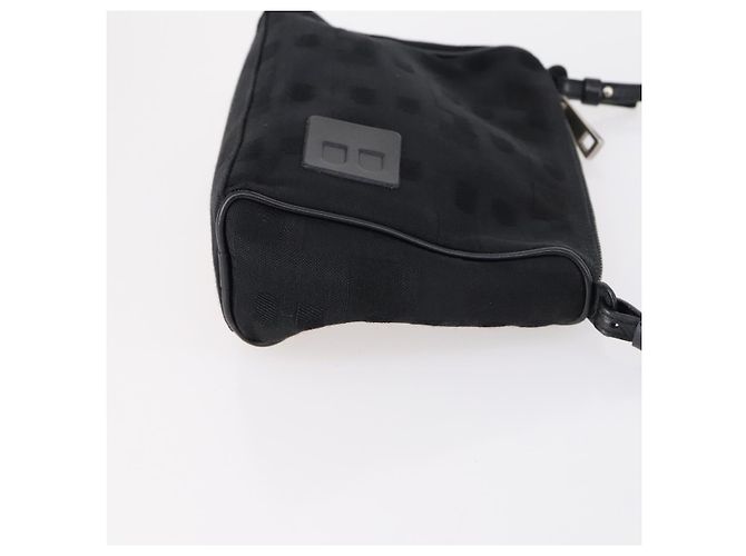 BALLY Borsa a Spalla Pelle Nylon PVC 4Set Nero Marrone Auth bs30281 - vista 24