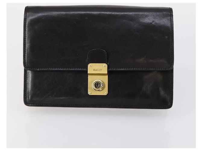 BALLY Borsa Tote Pelle Nylon PVC 5Set Nero Beige Auth bs30296 - vista 17