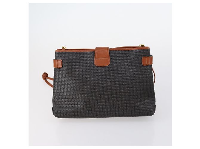 BALLY Borsa Tote Pelle Nylon PVC 5Set Nero Beige Auth bs30296 - vista 8