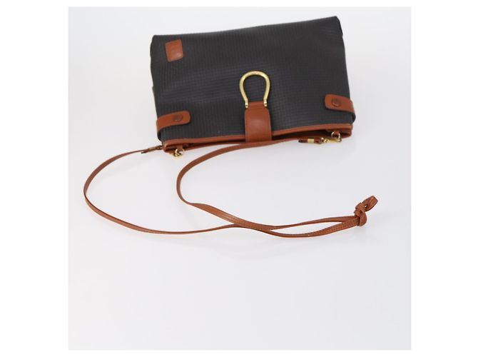 BALLY Borsa Tote Pelle Nylon PVC 5Set Nero Beige Auth bs30296 - vista 9