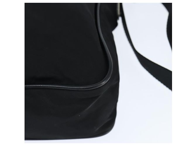 Borsa a Spalla PRADA Nylon Nero Argento Autentica am9554 - vista 15