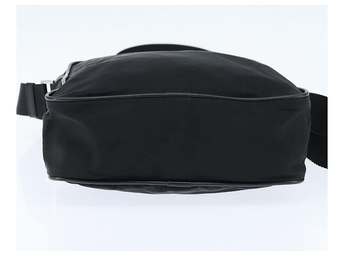 Borsa a Spalla PRADA Nylon Nero Argento Autentica am9554 - vista 5