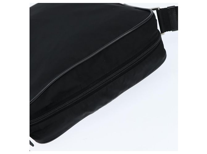 Borsa a Spalla PRADA Nylon Nero Argento Autentica am9554 - vista 6