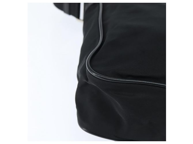 Borsa a Spalla PRADA Nylon Nero Argento Autentica am9554 - vista 8