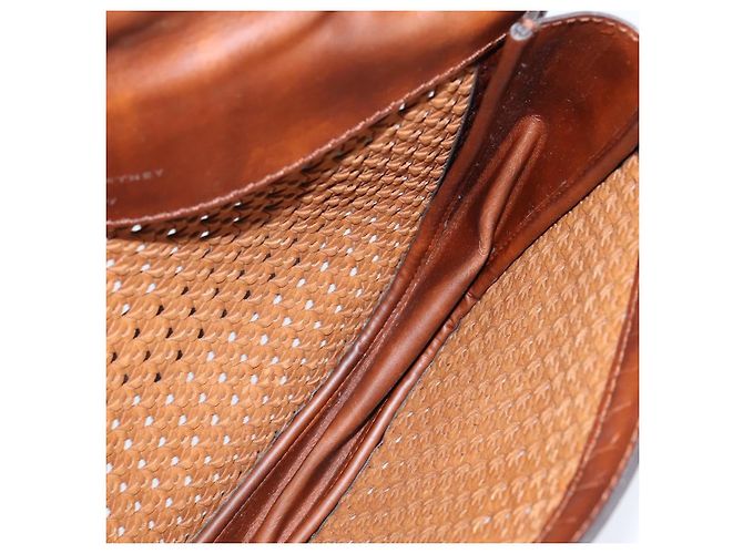 Autre Marque Borsa a spalla Stella McCartney in poliestere marrone oro Auth BA7348 D'oro - vista 17