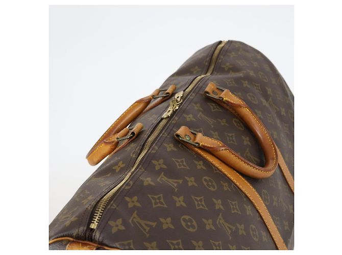 LOUIS VUITTON Borsa Boston Monogram Keepall 55 M41424 LV Auth BA5651 Monogramma - vista 6