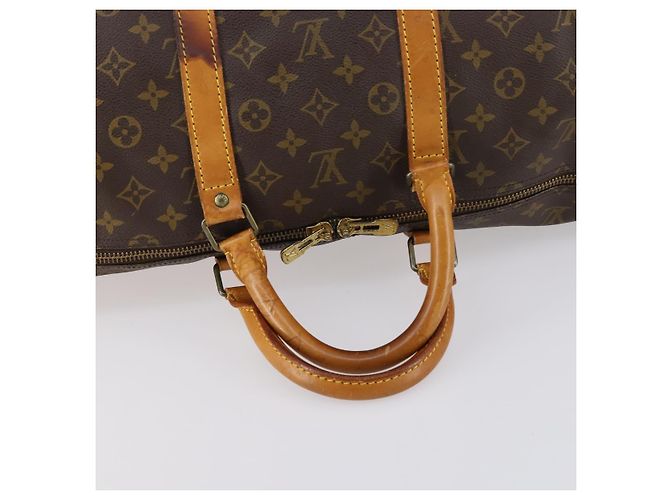 LOUIS VUITTON Borsa Boston Monogram Keepall 55 M41424 LV Auth BA5651 Monogramma - vista 7