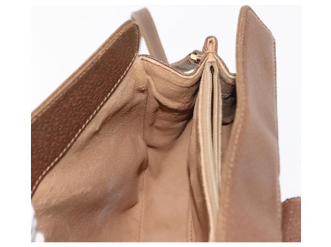 Borsa a Spalla Gucci GG Supreme Web Sherry Line PVC Beige 116 02 024 Auth ep11422 D'oro - vista 19
