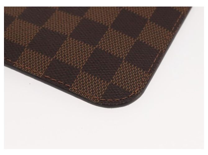 LOUIS VUITTON Bolsa Accesorio Neverfull MM Damier Ebene LV Auth BA6975 - vista 14