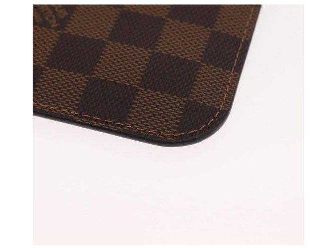 LOUIS VUITTON Bolsa Accesorio Neverfull MM Damier Ebene LV Auth BA6975 - vista 15
