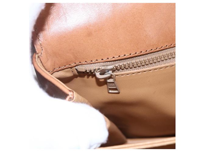 Céline Borsa a Spalla in Tela Macadam CELINE PVC Beige Oro Auth BA7051 D'oro - vista 15