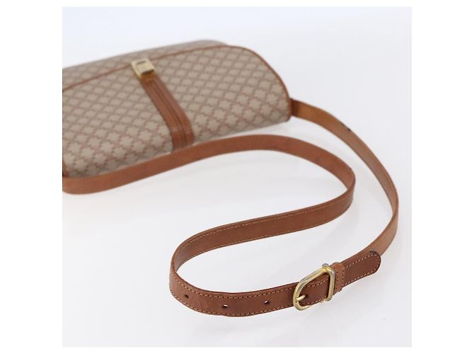 Céline Borsa a Spalla in Tela Macadam CELINE PVC Beige Oro Auth BA7051 D'oro - vista 7