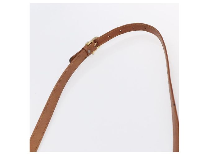 Céline Borsa a Spalla in Tela Macadam CELINE PVC Beige Oro Auth BA7051 D'oro - vista 8