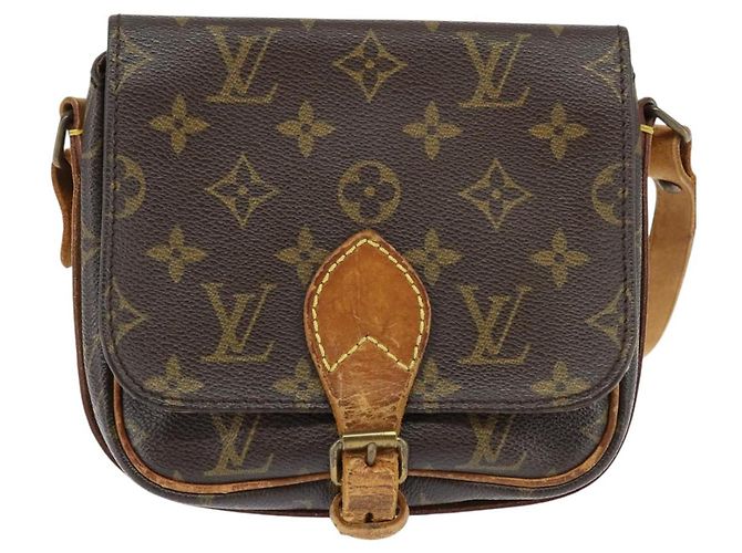 LOUIS VUITTON Bolsa de Ombro Monogram Cartouchiere PM M51254 LV Auth BA6639 Monograma - vista 13