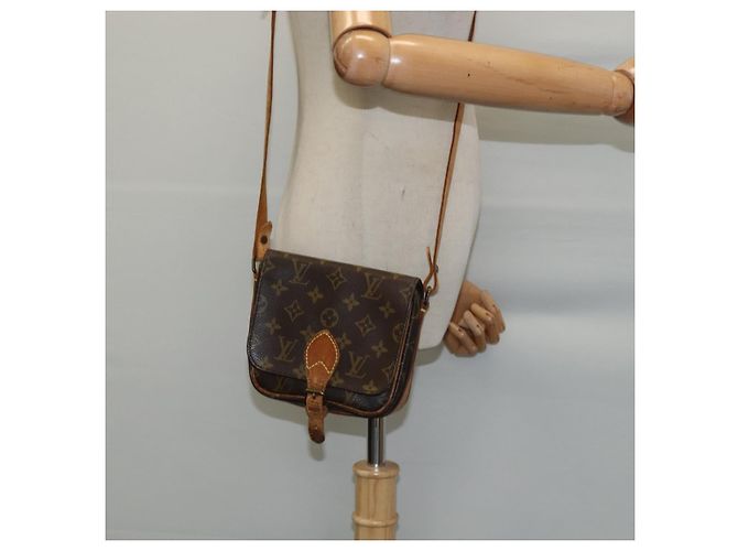 LOUIS VUITTON Bolsa de Ombro Monogram Cartouchiere PM M51254 LV Auth BA6639 Monograma - vista 24