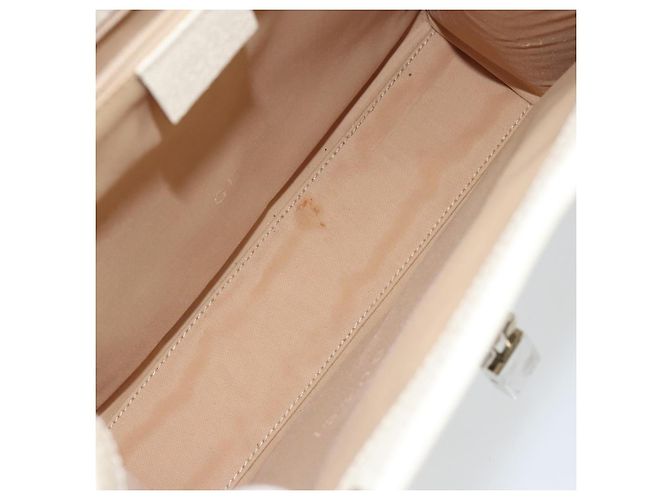 Borsa a mano GUCCI Jackie in pelle bianca e argento 002 1065 3444 Auth ep11352 Bianco - vista 18