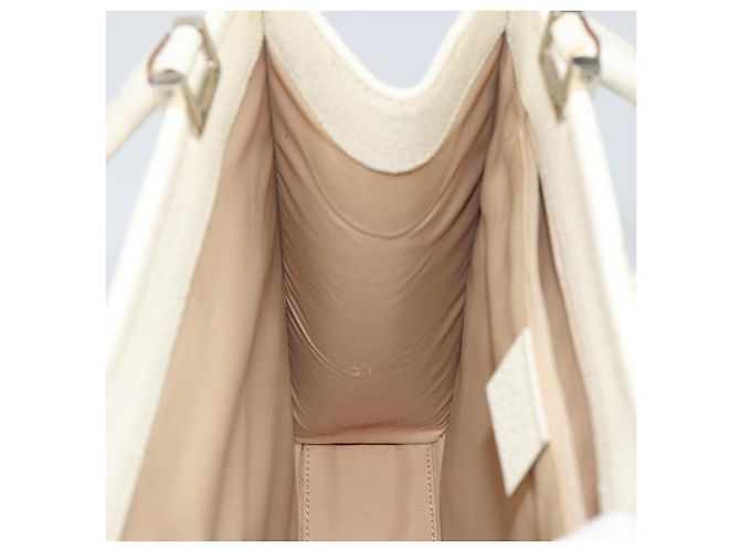 Borsa a mano GUCCI Jackie in pelle bianca e argento 002 1065 3444 Auth ep11352 Bianco - vista 20