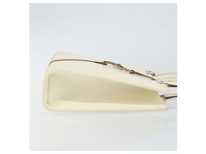 Borsa a mano GUCCI Jackie in pelle bianca e argento 002 1065 3444 Auth ep11352 Bianco - vista 4