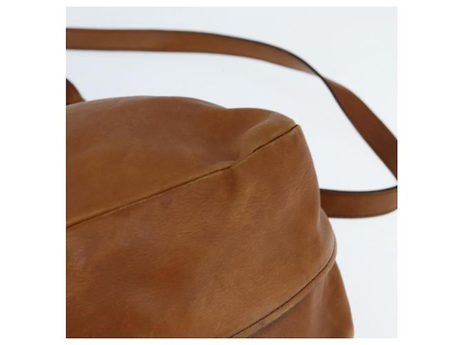 Chloé Borsa a mano in pelle Chloe Margaret 2 in 1 marrone oro Auth BA7073 D'oro - vista 13