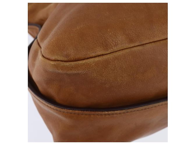 Chloé Borsa a mano in pelle Chloe Margaret 2 in 1 marrone oro Auth BA7073 D'oro - vista 14