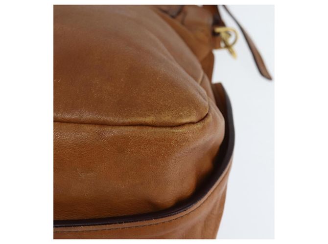 Chloé Borsa a mano in pelle Chloe Margaret 2 in 1 marrone oro Auth BA7073 D'oro - vista 15