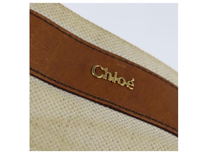 Chloé Borsa a mano in pelle Chloe Margaret 2 in 1 marrone oro Auth BA7073 D'oro - vista 17