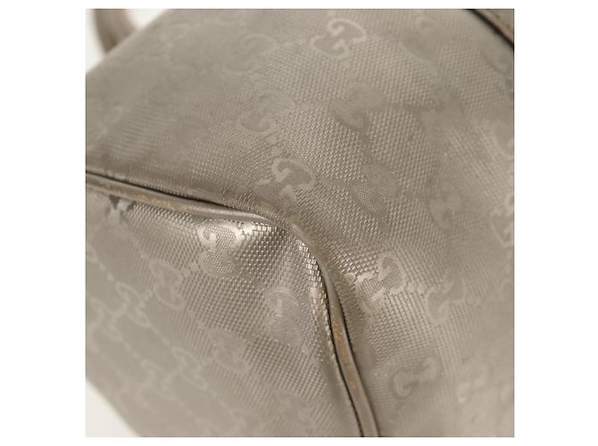 Gucci Borsa Boston GG Implementation in PVC 2 vie Argento 203696 Auth 148000 - vista 12