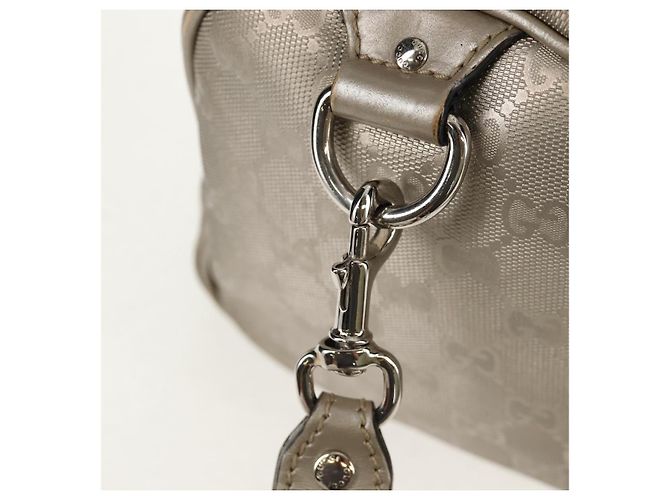 Gucci Borsa Boston GG Implementation in PVC 2 vie Argento 203696 Auth 148000 - vista 16