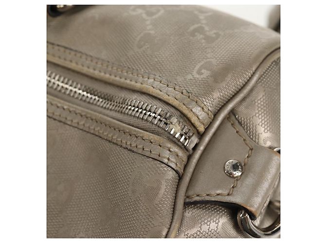 Gucci Borsa Boston GG Implementation in PVC 2 vie Argento 203696 Auth 148000 - vista 18