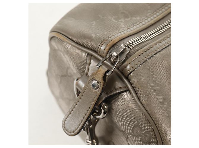 Gucci Borsa Boston GG Implementation in PVC 2 vie Argento 203696 Auth 148000 - vista 19