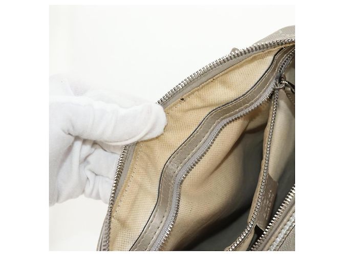 Gucci Borsa Boston GG Implementation in PVC 2 vie Argento 203696 Auth 148000 - vista 25