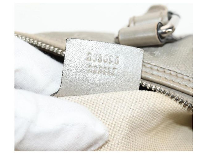 Gucci Borsa Boston GG Implementation in PVC 2 vie Argento 203696 Auth 148000 - vista 26