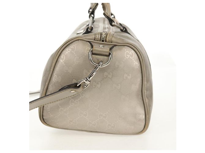 Gucci Borsa Boston GG Implementation in PVC 2 vie Argento 203696 Auth 148000 - vista 4