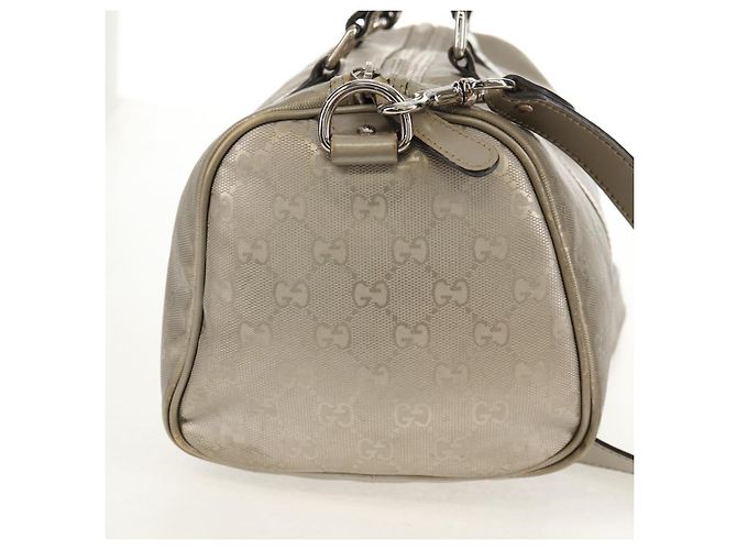 Gucci Borsa Boston GG Implementation in PVC 2 vie Argento 203696 Auth 148000 - vista 5