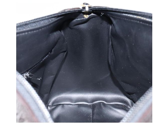 BALLY Handtasche aus Leder Schwarz Gold Auth BA7020 Golden - Ansicht 18