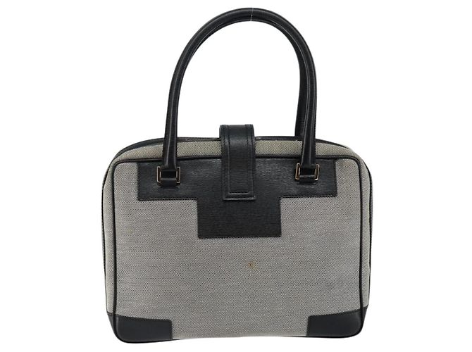 GUCCI Handtasche aus Canvas Grau Gold 001 5155 Auth BA7115 Braun Golden - Ansicht 3