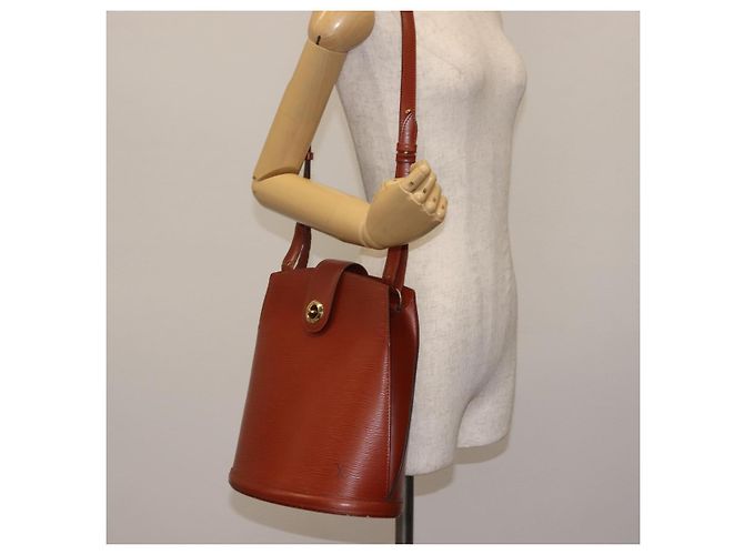 LOUIS VUITTON Borsa a Spalla Epi Cluny Marrone M52253 LV Auth 146478 - vista 21