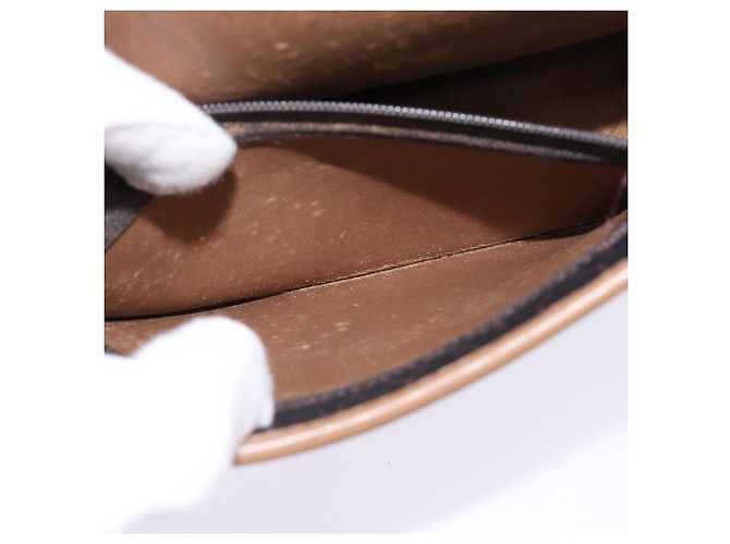 Borsa a spalla in tela a nido d'ape PVC nera Christian Dior Auth 148247 - vista 20