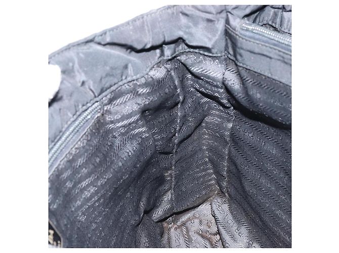 Borsa a Spalla PRADA Nylon Nero Argento Autentica 146770 - vista 16