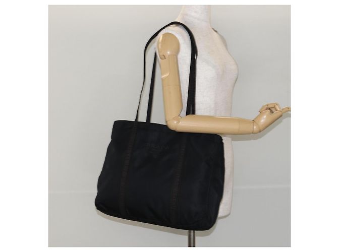 Borsa a Spalla PRADA Nylon Nero Argento Autentica 146770 - vista 22