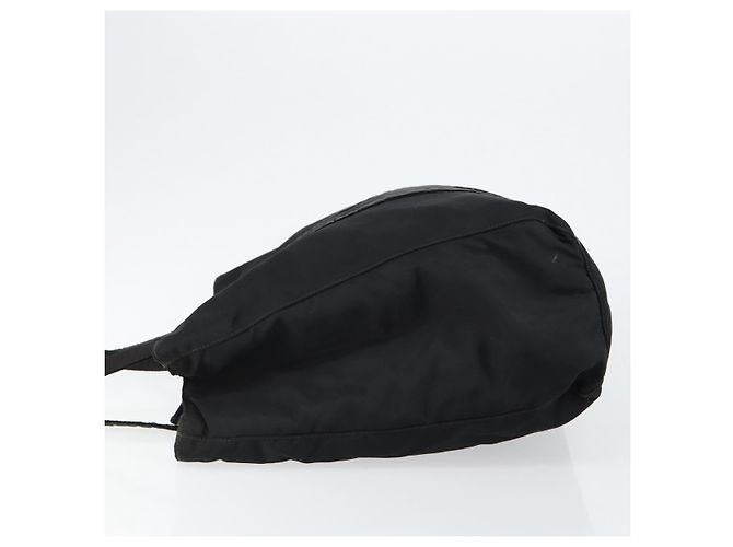 Borsa a Spalla PRADA Nylon Nero Argento Autentica 146770 - vista 5