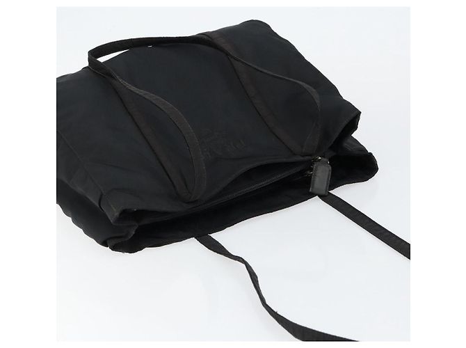 Borsa a Spalla PRADA Nylon Nero Argento Autentica 146770 - vista 6