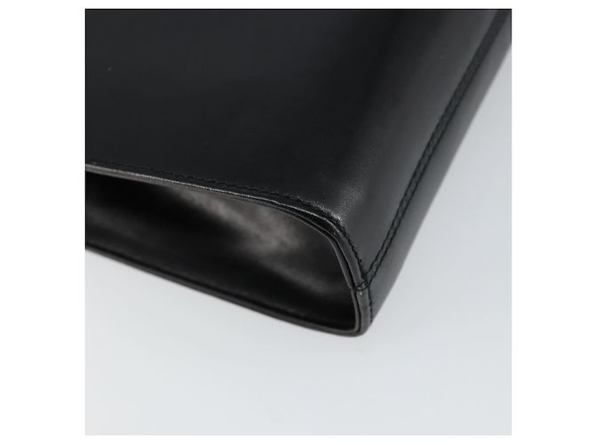 Borsa a spalla Gancini in pelle nera e oro Auth BA7058 di Salvatore Ferragamo Nero D'oro - vista 16